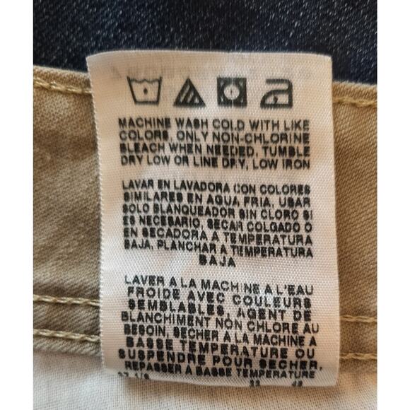 Riders By Lee Womens Jeans Beige Size 14M Relaxed Straight Fit Cotton Blend - Picture 9 of 13